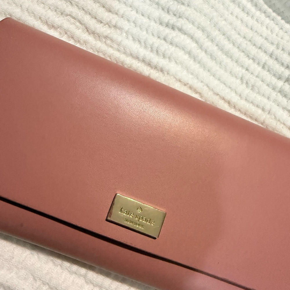 Kate Spade Mauve Leather Wallet - Picture 2 of 6